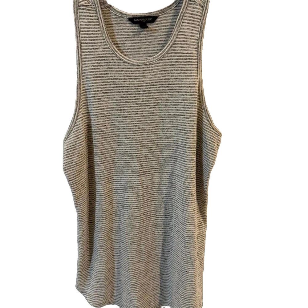 Banana Republic Women's Medium Striped Tank Top